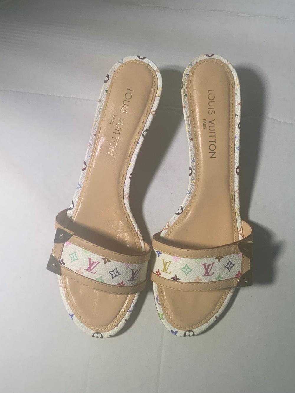 LOUIS VUITTON VINTAGE TAKASHI MURAKAMI SANDALS